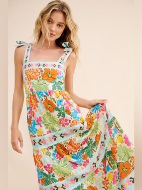 floral bodycon midi dress White Tasmin Sheer Panel Midi Dress all adorned with a price_reg Color:Lightblue*